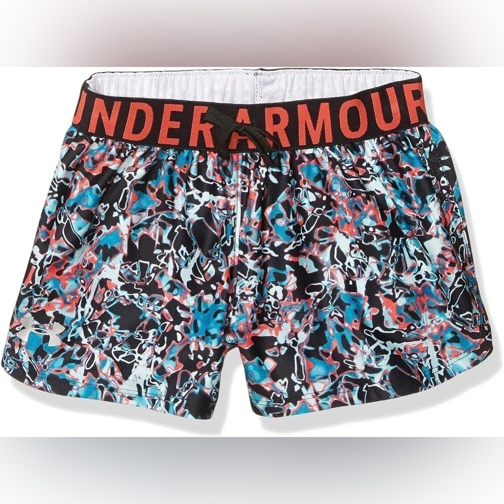 Under Armour Girls' Play Up Printed Workout Gym Shorts